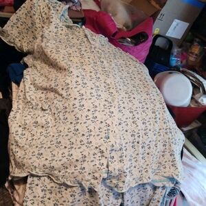 Floral Print Pajama Set